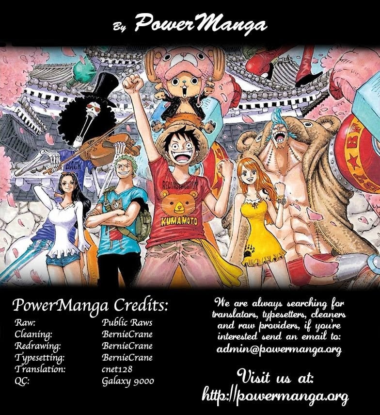 One Piece, Chapter 827 image 01